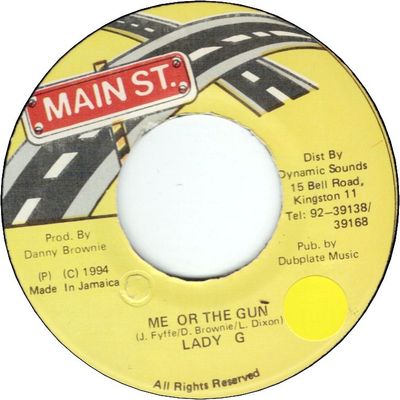 ME OR THE GUN (VG+/Sticker)