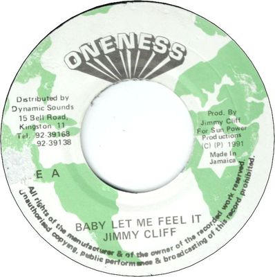BABY LET ME FEEL IT (VG+)