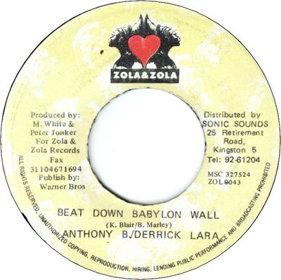 BEAT DOWN BABYLON WALL (VG+)