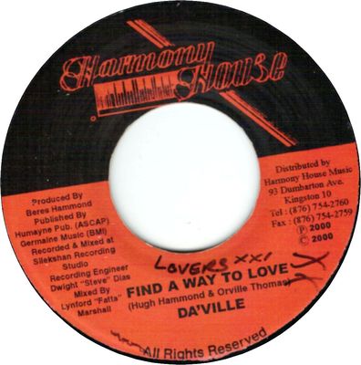 FIND A WAY TO LOVE (VG+/WOL)