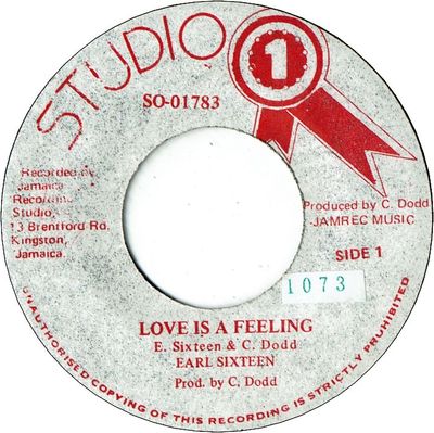 LOVE IS A FEELING (VG/Sticker) / VERSION (VG)