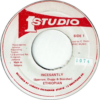 INCESANTLY (VG/Sticker)