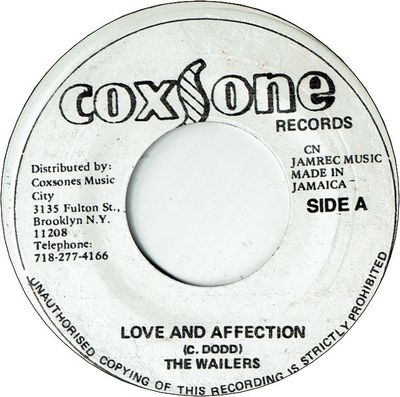 LOVE AND AFFECTION (G) / TEENAGER IN LOVE (VG+)