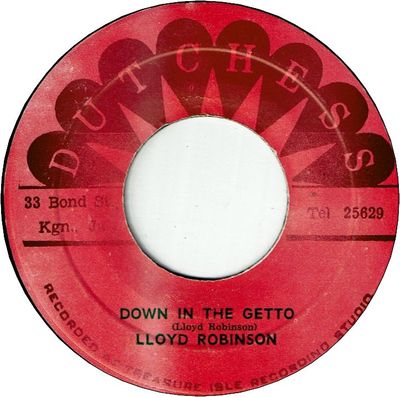 DOWN IN THE GHETTO (VG+) / VERSION (VG)