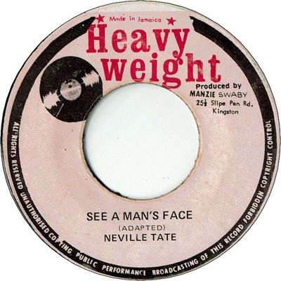 SEE A MAN'S FACE (VG+) / VERSION (VG+)