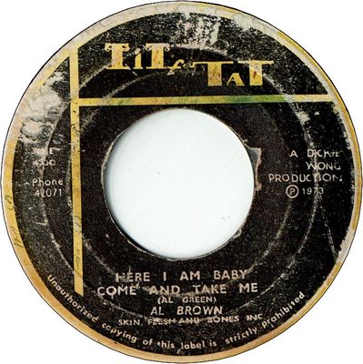 HERE I AM BABY COME AND TAKE ME (VG/LD) / VERSION (VG)