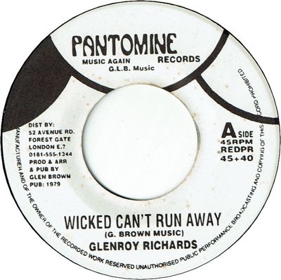 WICKED CAN'T RUN AWAY (VG+) / VERSION (VG)
