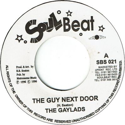 THE GUY NEXT DOOR (VG+) / VERSION (VG+)