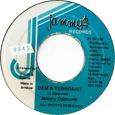 DEM A TERRORIST (VG+/Sticker)