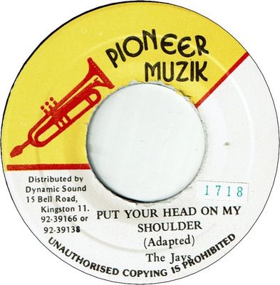 PUT YOUR HEAD ON MY SHOULDER (VG+/sticker)