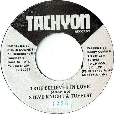 TRUE BELIEVER IN LOVE (VG+/sticker)