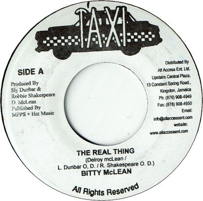 THE REAL THING (VG+) / HOLD ON TO A GOOD MAN (VG+)