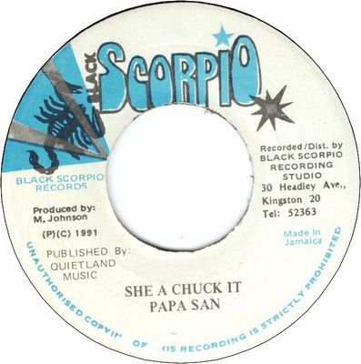 SHE A CHUCK IT (VG+)