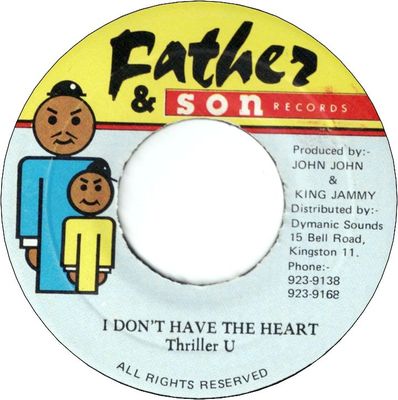I DON'T HAVE THE HEART (VG+)