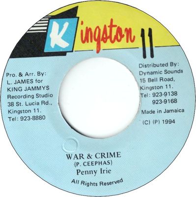 WAR & CRIME　(VG+)