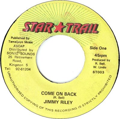 COME ON BACK (VG+)