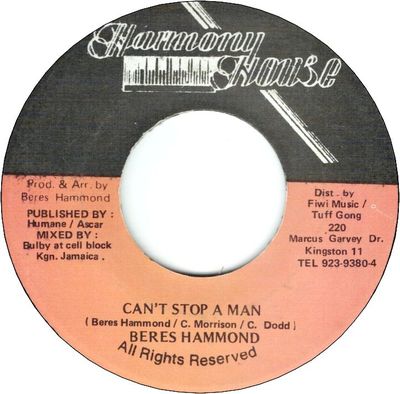 CAN'T STOP A MAN (VG+)