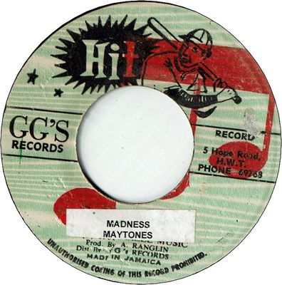 MADNESS (VG+) / VERSION (VG)