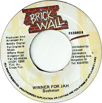 WINNER FOR JAH　(VG+)