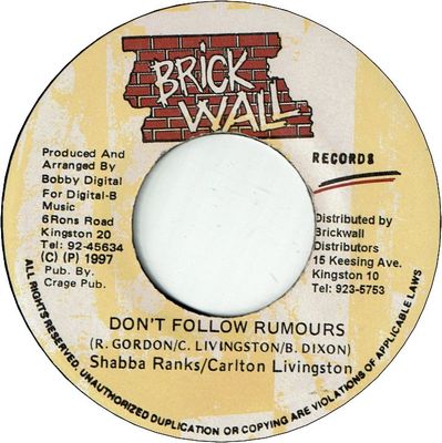 DON'T FOLLOW RUMOURS