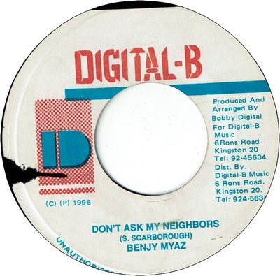 DON'T ASK MY NEIGHBOURS (VG+)