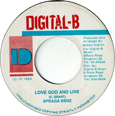 LOVE GOD AND LIVE(VG+)