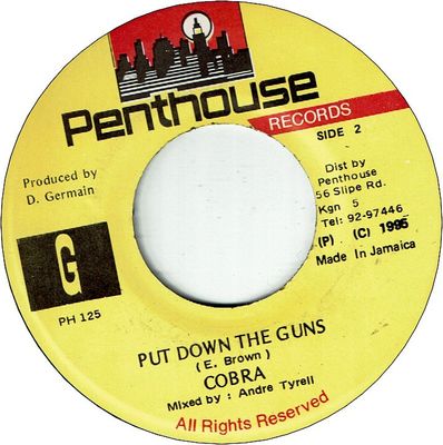 PUT DOWN THE GUNS (VG+)