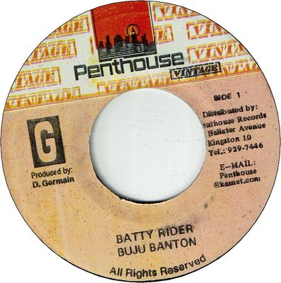 BATTY RIDER (VG+) / TONIGHT version　(VG+)