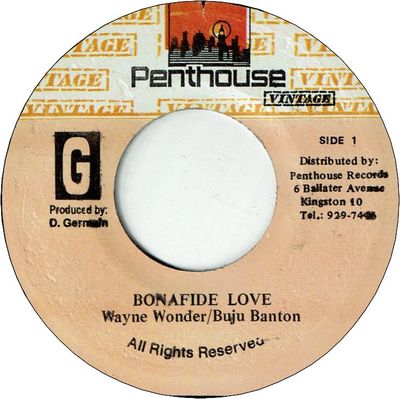 BONAFIDE LOVE (VG to VG+) / MOVIE STAR (VG+)