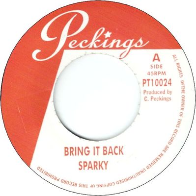 BRING IT BACK (VG+) / WINE UP YOUR BODY (VG+9