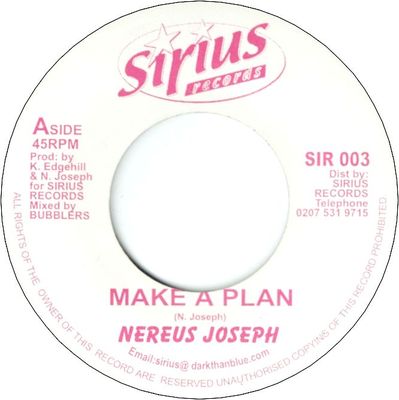 MAKE A PLAN (VG+)