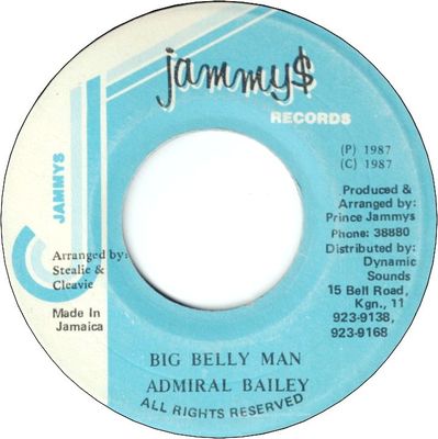 BIG BELLY MAN (VG) / VERSION (VG)