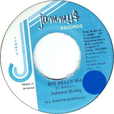 BIG BELLY MAN (VG/Sticker) / VERSION (VG)