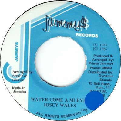 WATER COME A MI EYE (VG+/Sticker)