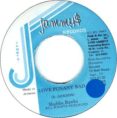 LOVE PUNANY BAD (VG/Sticker)