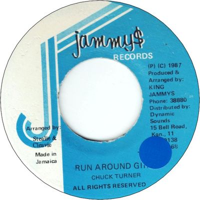 RUN AROUND GIRL(VG/Sticker)