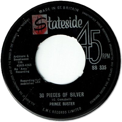 30 PIECES OF SILVER (VG+) / EVERYBODY SKA (VG)