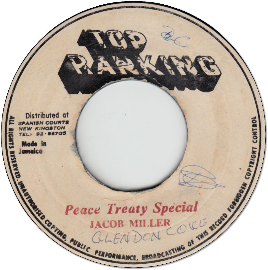 PEACE TREATY SPECIAL (VG+/WOL)