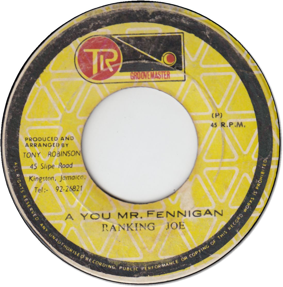 A YOU MR.FENNIGAN (VG+)