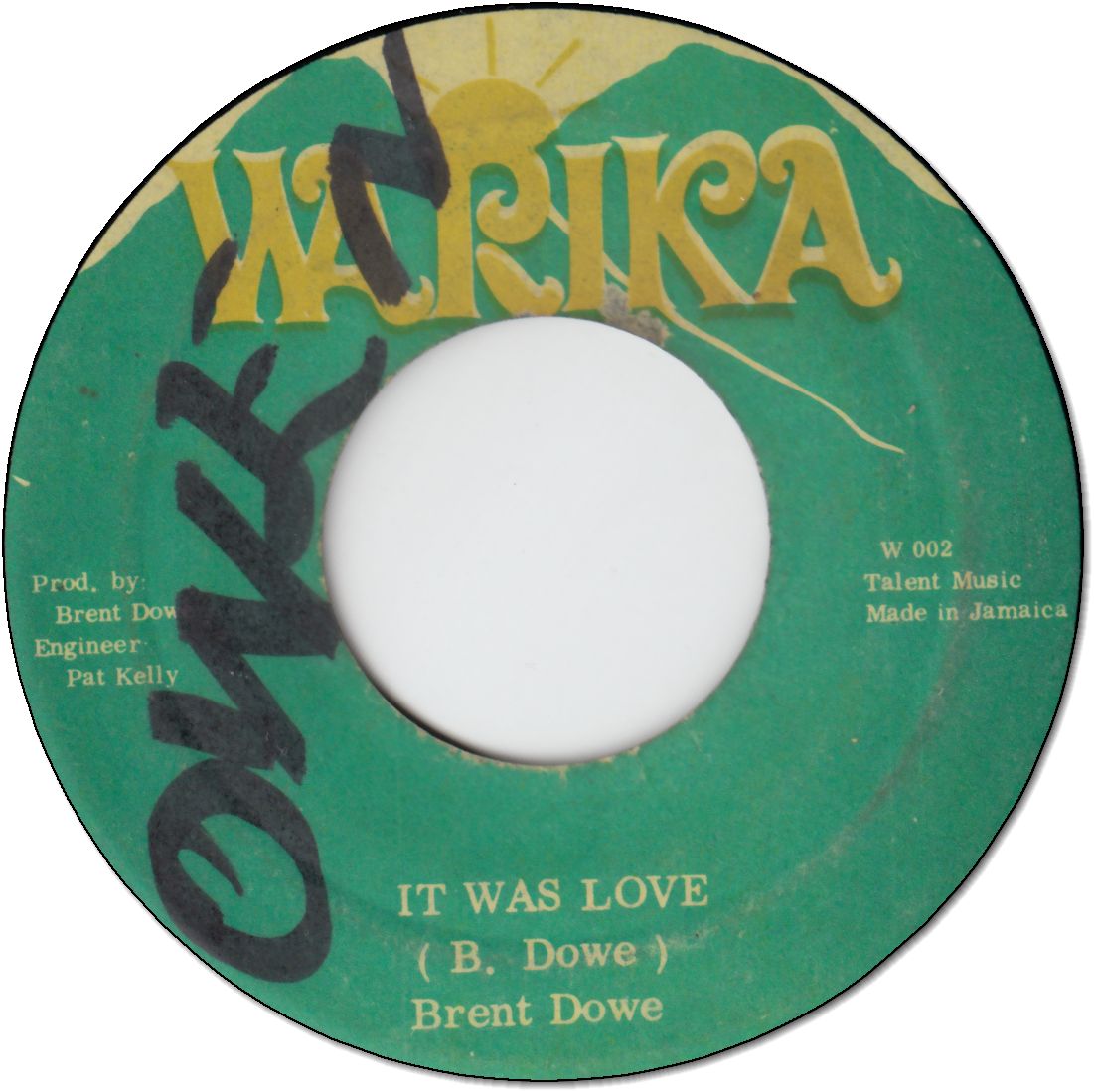 IT WAS LOVE (VG/WOL) / DUB (G-)