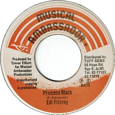 PRINCESS BLACK (VG+) / VERSION (VG)