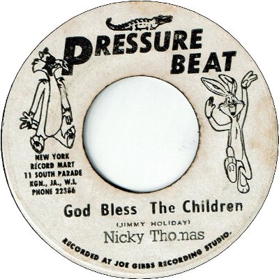 GOD BLESS THE CHILDREN (VG+) / VERSION (VG)