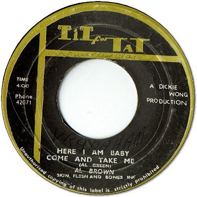 HERE I AM BABY COME AND TAKE ME (VG+) / VERSION (VG+)