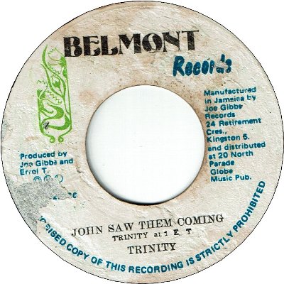 JOHN SAW THEM COMING (VG+) / ROOTS KUNTA KINTE (VG+)