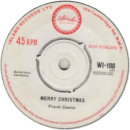 MERRY CHRISTMAS (VG+) / GREETINGS FROM BEVERLEYS (VG+)