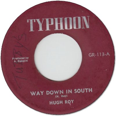 WAY DOWN IN SOUTH (VG+) / BE MY GUEST