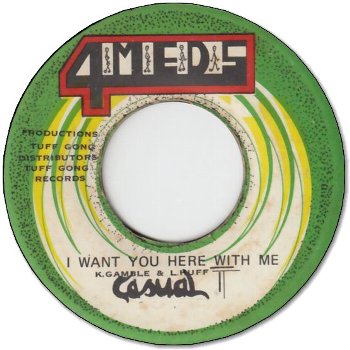 I WANT YOU HERE WITH ME (VG+) / VERSION (VG+)