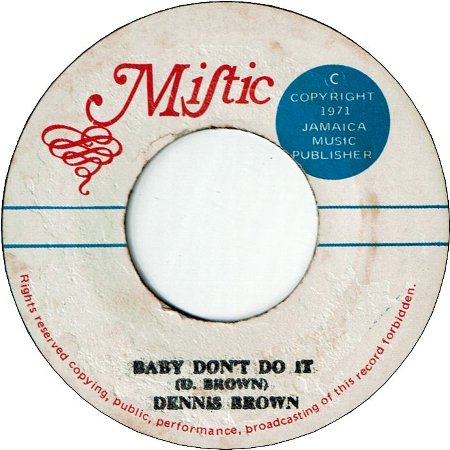 BABY DON'T DO IT (VG+) / LIVE IT UP (VG+)