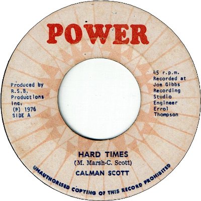 HARD TIMES (VG+) / FIGHT IT (VG)