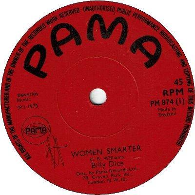 WOMEN SMARTER (VG) / STANDING ON THE HILL (VG)